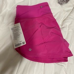 Lululemon Sonic Pink Speed Up Shorts